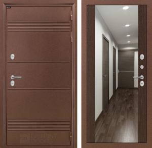 Входная дверь Термо Лайт с Зеркалом Максимум — Венге купить в Москве