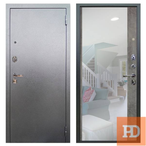 Входная дверь Аргус ЛЮКС 3К Магнум бетон светлый купить в Москве