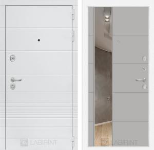 Входная дверь Трендо с Зеркалом 19 — Грей софт купить в Москве