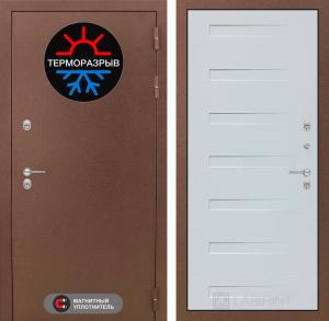 Входная дверь Термо Магнит 14 — Дуб кантри белый горизонтальный купить в Москве