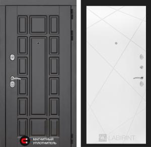 Входная дверь Нью-Йорк 24 — Белый софт купить в Москве