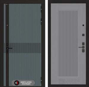Входная дверь Иссида 30 — Серый рельеф софт купить в Москве