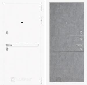 Входная дверь Лайн Вайт 21 — Бетон светлый купить в Москве