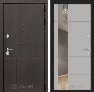 Входная дверь Урбан с Зеркалом 19 — Грей софт купить в Москве