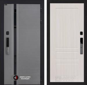 Входная дверь Пиано Смарт 2.0 панель 03 — Сандал белый купить в Москве