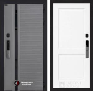 Входная дверь Пиано Смарт 2.0 панель 11 — Белый софт купить в Москве