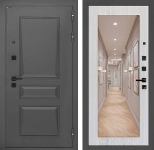 Входная дверь Орлеан с Зеркалом 18 — Сандал белый купить в Москве