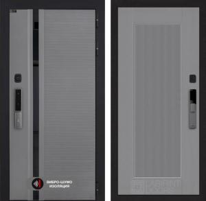 Входная дверь Пиано Смарт 2.0 панель 30 — Серый рельеф софт купить в Москве