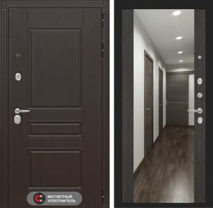 Входная дверь Мегаполис с зеркалом Максимум — Венге купить в Москве