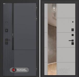 Входная дверь Лаб 2 Про с зеркалом 19 — Грей софт купить в Москве