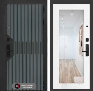 Входная дверь СмАртлаб с Зеркалом 18 — Белое дерево купить в Москве