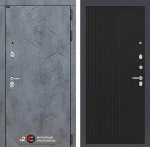 Входная дверь Бетон 29 — Черный кварц купить в Москве