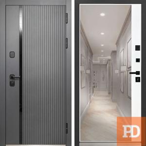 Входная дверь MXM-7 зеркало 1 белая купить в Москве