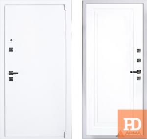 Входная дверь Арма Сити Вайт 22 Рал 9003 купить в Москве