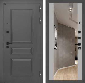 Входная дверь Орлеан с Зеркалом Максимум — Грей софт купить в Москве