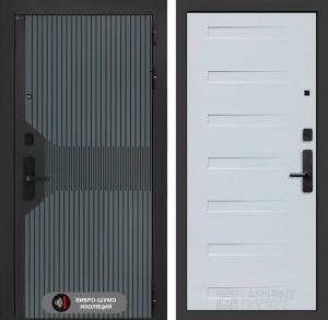 Входная дверь СмАртлаб 14 — Дуб кантри белый горизонтальный купить в Москве