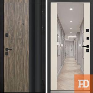 Входная дверь MXL-2 Зеркало 2 софт шампань купить в Москве