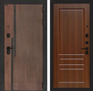 Входная дверь Кармина 03 — Орех бренди купить в Москве