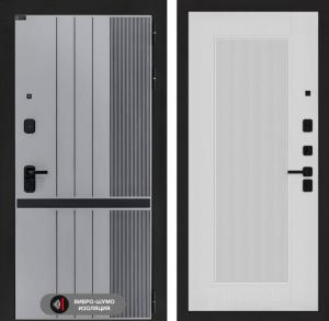 Входная дверь Скайлаб 30 — Белый рельеф софт купить в Москве