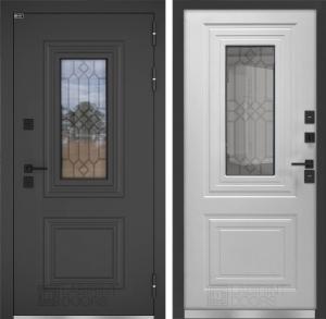 Входная дверь Верса с окном и решеткой (терморазрыв) купить в Москве