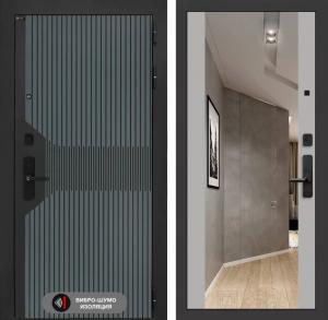 Входная дверь СмАртлаб с Зеркалом Максимум — Грей софт купить в Москве