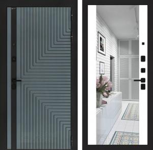 Входная дверь Кредор с Зеркалом Максимум — Белый софт купить в Москве