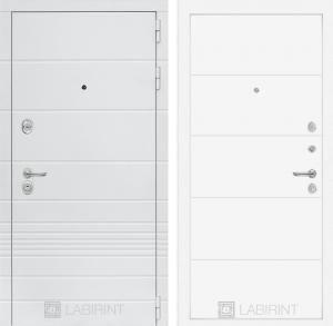 Входная дверь Трендо 13 — Белый софт купить в Москве