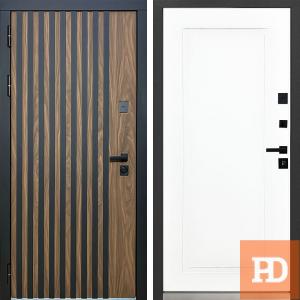 Входная дверь MXL-1 Лайн 1 белый купить в Москве