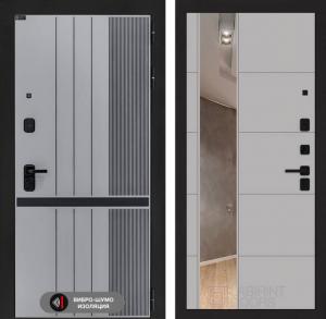 Входная дверь Скайлаб с зеркалом 19 — Грей софт купить в Москве