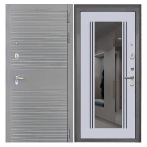 Брайтон антрацит  ФЛЗ-304 Зеркало тонир. Белоснежная шагрень купить в Москве
