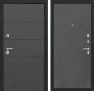 Входная дверь Арт 24 — Графит софт купить в Москве
