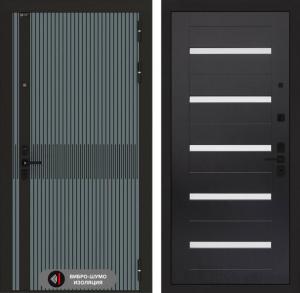 Входная дверь Иссида 01 — Венге, стекло белое купить в Москве