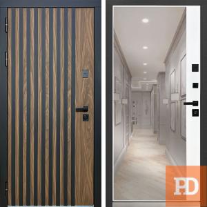 Входная дверь MXL-1 Зеркало 1 белый купить в Москве