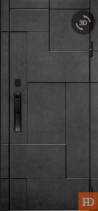 Входная дверь CYBER Tetris grey SN-F78U купить в Москве