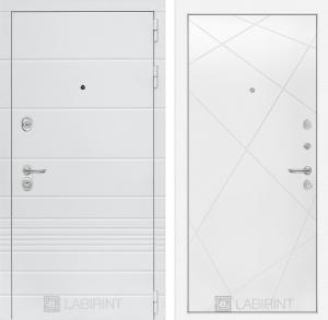 Входная дверь Трендо 24 — Белый софт купить в Москве