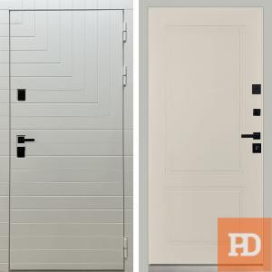 Входная дверь Квадро лайн 2 софт шампань купить в Москве
