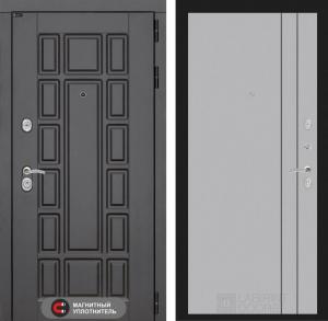 Входная дверь Нью-Йорк 10 — Серый рельеф софт купить в Москве