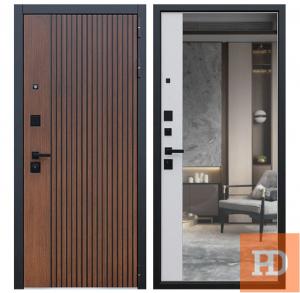 Стальная дверь «Velvet» с зеркалом купить в Москве