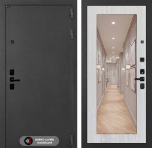 Входная дверь Соналаб с зеркалом 18 — Сандал белый купить в Москве