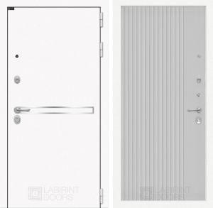 Входная дверь Лайн Вайт 29 — Белый рельеф софт купить в Москве