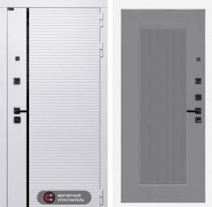 Входная дверь Роял 30 — Серый рельеф софт купить в Москве