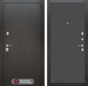 Входная дверь Сильвер 13 — Графит софт купить в Москве