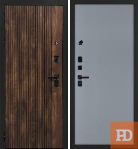 Входная дверь STR Лофт 1 серый матовый купить в Москве