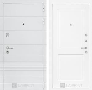 Входная дверь Трендо 11 — Белый софт купить в Москве