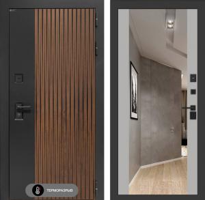 Входная дверь Айслаб с зеркалом Максимум — Грей софт купить в Москве