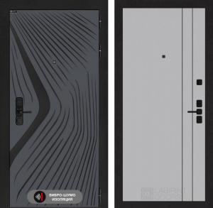 Входная дверь Леолаб 10 — Серый рельеф софт купить в Москве
