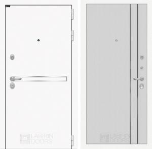 Входная дверь Лайн Вайт 10 — Белый рельеф софт купить в Москве