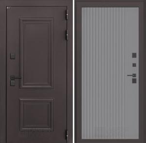 Входная дверь Полярис лайт 29 — Серый рельеф софт купить в Москве