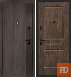 Входная дверь STR Вертикаль Дуб корица купить в Москве