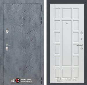 Входная дверь Бетон 12 — Белое дерево купить в Москве